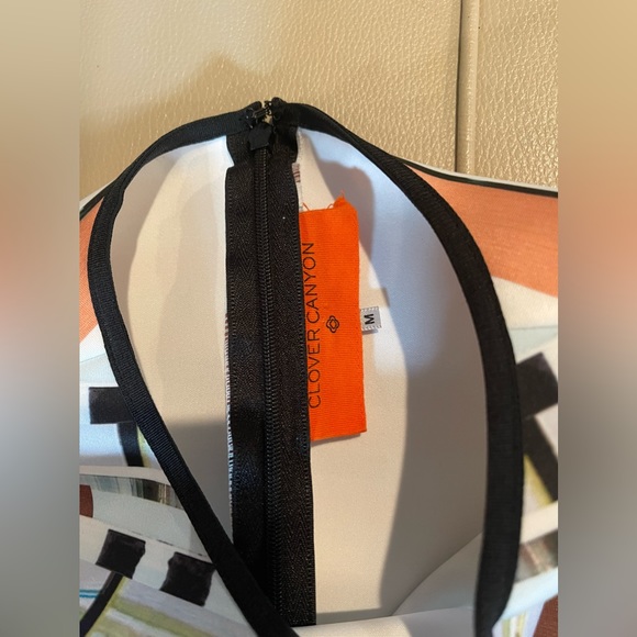 Clover Canyon Neoprene Digital Print Sheath Dress Medium Excellent Condition - Picture 12 of 15